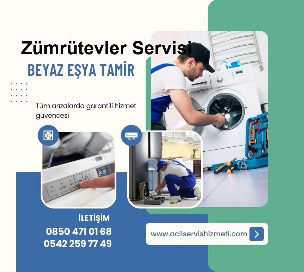 Zümrütevler Ariston Beyaz Eşya Tamir Servisi